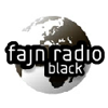Логотип станции Fajn Radio Black