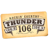 Логотип станции Thunder 106 - 106,3 FM (Итонтаун, штат Нью-Джерси)